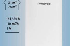 ნესტის შემწოვი 31 m² 16 l/24h ტენის ამომშრობი 
