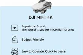 DJI Mini 4K Drone with 4K UHD დრონი
