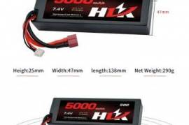 HLK 5000mAh 2s Lipo Battery 7.4V HLK 5000mAh 2s Li
