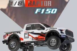F150 Ford Raptor 4WD Gray RC Truck Car Crawler 2x 