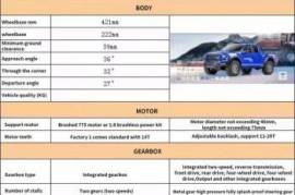 F150 Ford Raptor 4WD Gray RC Truck Car Crawler 2x 