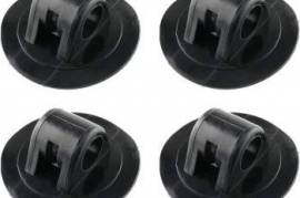 JCBIZ 4pcs 75mm Rubber Boat Motor Fixing Bracket B
