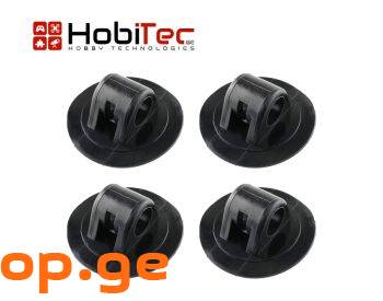 JCBIZ 4pcs 75mm Rubber Boat Motor Fixing Bracket B