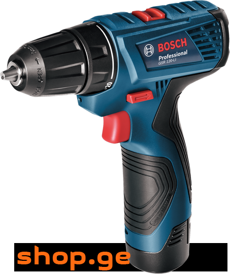 სახრახნისი BOSCH GSR 120 Li (2x2,0Ah)