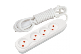 4 WAY SOCKET WITH 3Mt Cable დამაგრძელებელი 4ადგილი