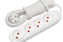 4 WAY SOCKET WITH 5Mt Cable დამაგრძელებელი 4ადგილი