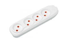 4 WAY SOCKET WITH CONNECTOR დამაგრძელებლის თავი 4-