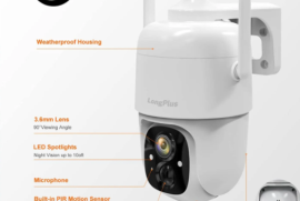 LongPlus X85 WiFi Security Cameras