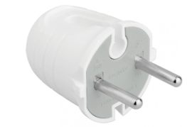 MALE PLUG ჩანგალი დამიწების გარეშე