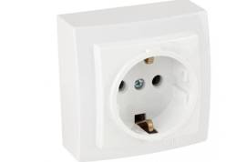 თეთრი როზეტი დამიწებით