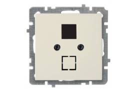 კრემისფერი როზეტი ტელ. + კომპ. ჩარჩოს გარეშე