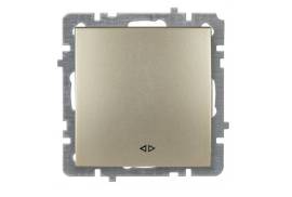 ოქროსფერი ჩამრთველი “პერმუტატორი” ჩარჩოს გარეშე