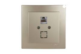 ოქროსფერი როზეტი კომპ + ტელ