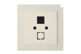 კრემისფერი როზეტი კომპიუტერი + ტელეფონი ცარიელი (გ