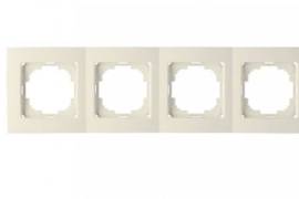 კრემისფერი ჰორიზონტალური ჩარჩო 4-ანი