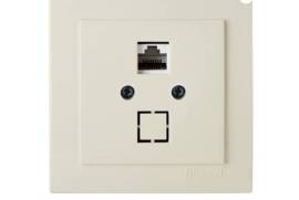 კრემისფერი როზეტი ტელეფონის