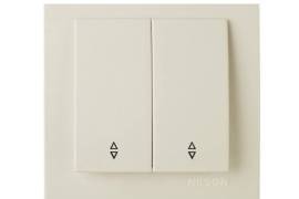 კრემისფერი ჩამრთველი 2-ნი რევერსული