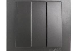 კვამლისფერი ჩამრთველი 3-ნი