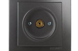 კვამლისფერი როზეტი ტელევიზორის გარდამავალი