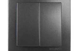 კვამლისფერი ჩამრთველი 2-ანი