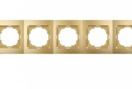 ოქროსფერი ჩარჩო 5-ანი