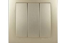 ოქროსფერი ჩამრთველი 3-ნი