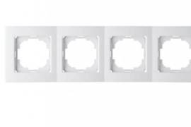 თეთრი ჰორიზონტალური ჩარჩო 4-ანი