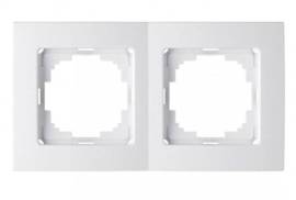 თეთრი ჰორიზონტალური ჩარჩო 2-ანი