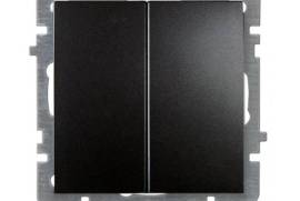 2-ნი შავი ჩამრთველი ჩარჩოს გარეშე