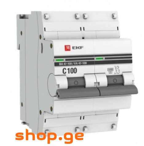ავტ.ამომრთველი EKF 2P100A