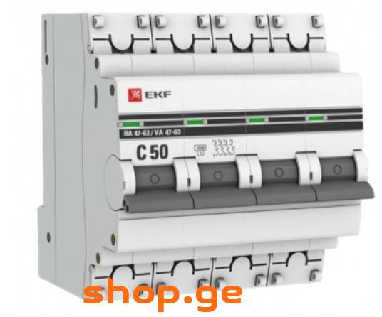 ავტ.ამომრთველი EKF 4P50A