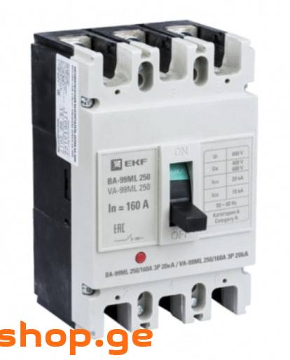 ავტ.ამომრთველი EKF BA-99 160/160 3P35KA