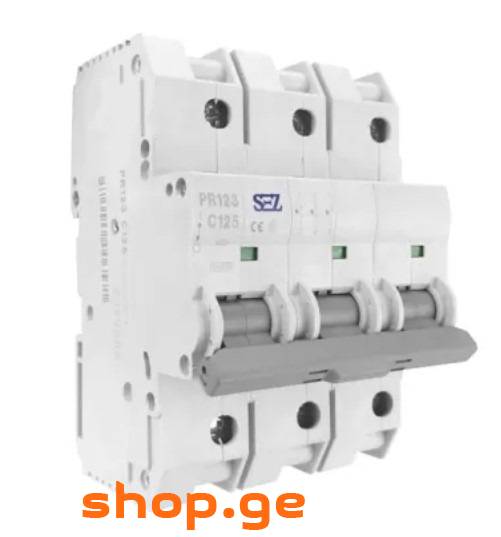 ავტ.ამომრთველი PR123-C 125A/ 3P (10kA)