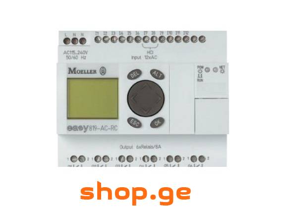 პროგრამული მართვის რელე Easy 820 -AC-RC