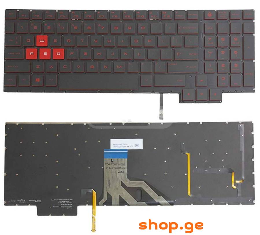 HP Omen 15 - ის კლავიატურა / keyboard