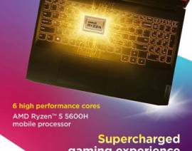 Lenovo Ryzen 5 5600H 16GB Ram Gaming Laptop 