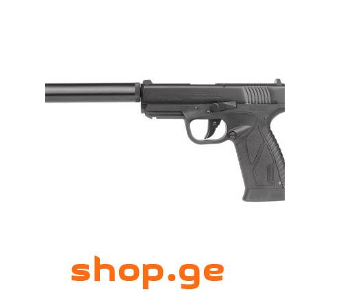 Bersa BB gun + მაყუჩი სროლისას მოძრავი ჩამკეტი