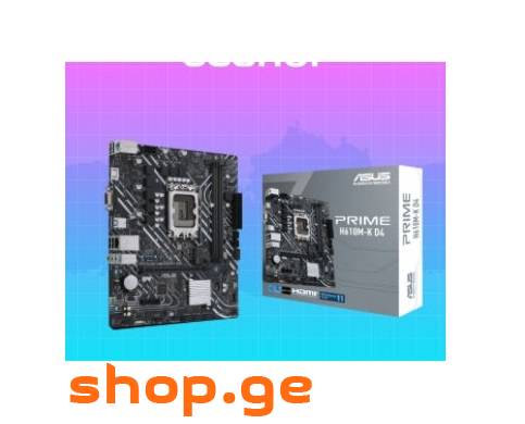 ✅ Asus Prime B660M-K D4 LGA1700 DDR4