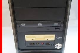 სამაგიდო კომპიუტერი მონიტორი desktop PC DVD floppy