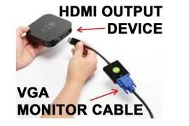 HDMI to VGA Converter Adapter გადამყვანი