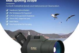 SVBONY SV41  25-75x70 Spotting Scope ტელესკოპი