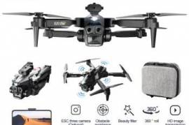 დრონი k10  drone 3კამერით და აცილების სენსორით