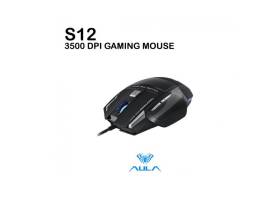 AULA S12 gaming mouse RGB განათებით