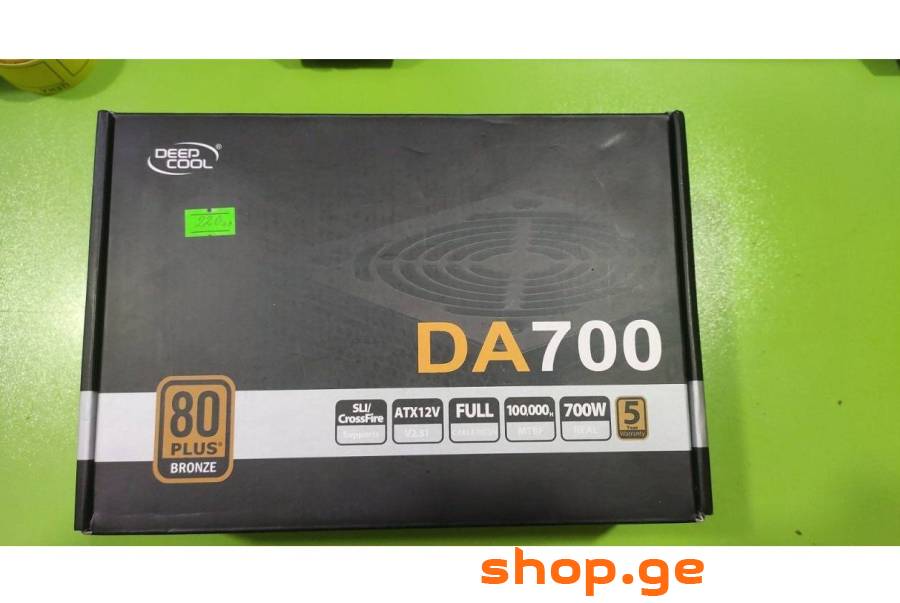 Deepcool DA700 80PLUS Bronze certified