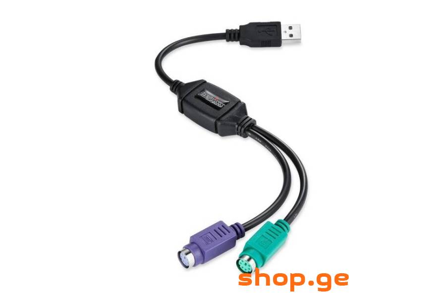 PS2 to USB adapter cable for mouse and keyboard