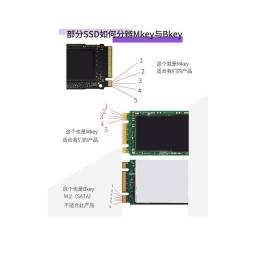 PCI-E X1 and და X4 to NVME და and NGFF M.2 Adapter