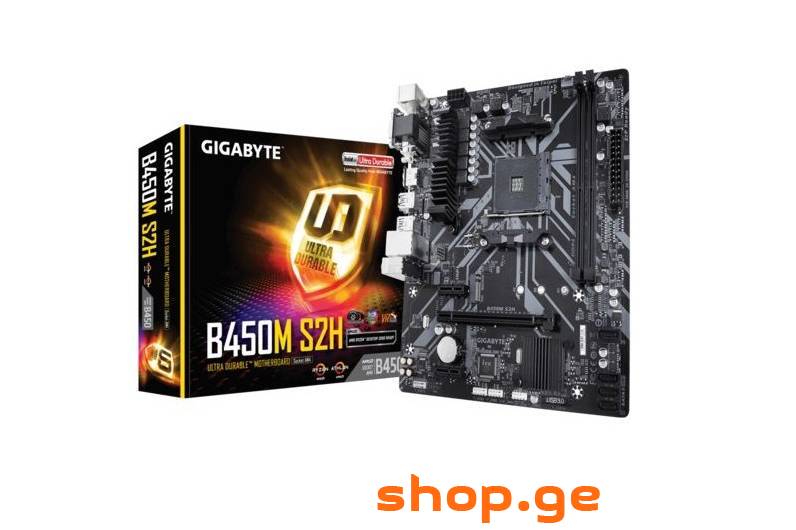 იყიდება ახალი დედადაფა : GIGABTYE B450M S2H