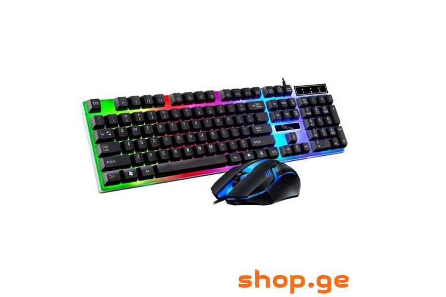 Gaming keyboard and mouse T6 kombo (კომპლექტი)
