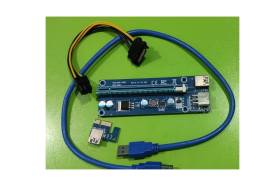 PCI-E Riser Card Adapter 60cm USB3.0 Cable
