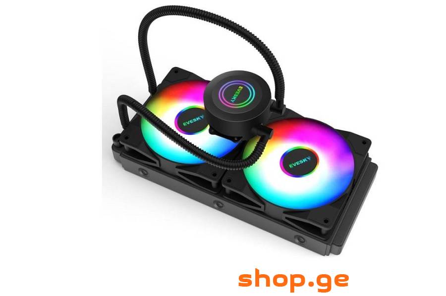 EVESKY 240 water cooling fan for CPU Intel and AMD